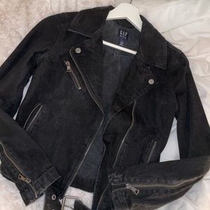 Denim Biker Jacket